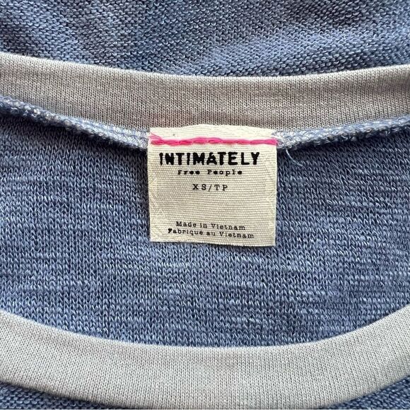 Free People Intimately Light Blue Weekend Layering Tunic Top - Picture 7 of 8